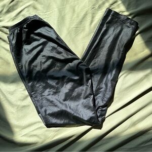 Women’s Faux Leather Black Pants